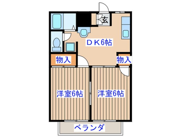 シティハイツＹＡＭＡＫＩの物件間取画像